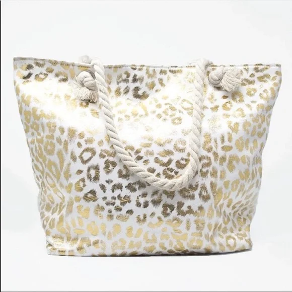 Beautiful Metallic Shiny Leopard Print Bag - Picture 9 of 14